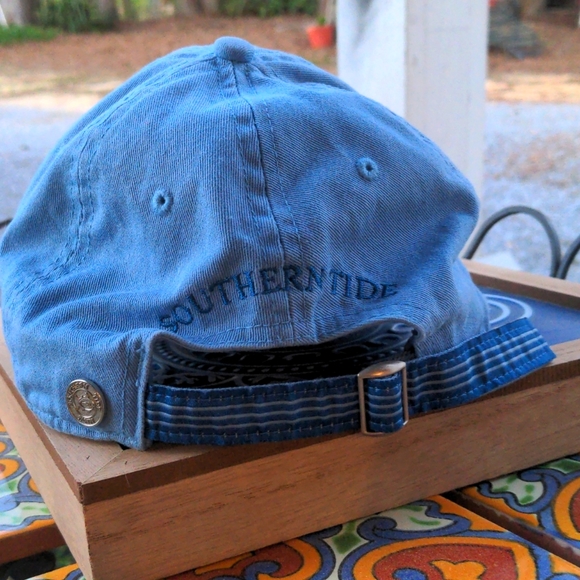 Southern Tide Blue Original Skipjack Six Panel Cotton Ball Cap Embroider… - Picture 4 of 12